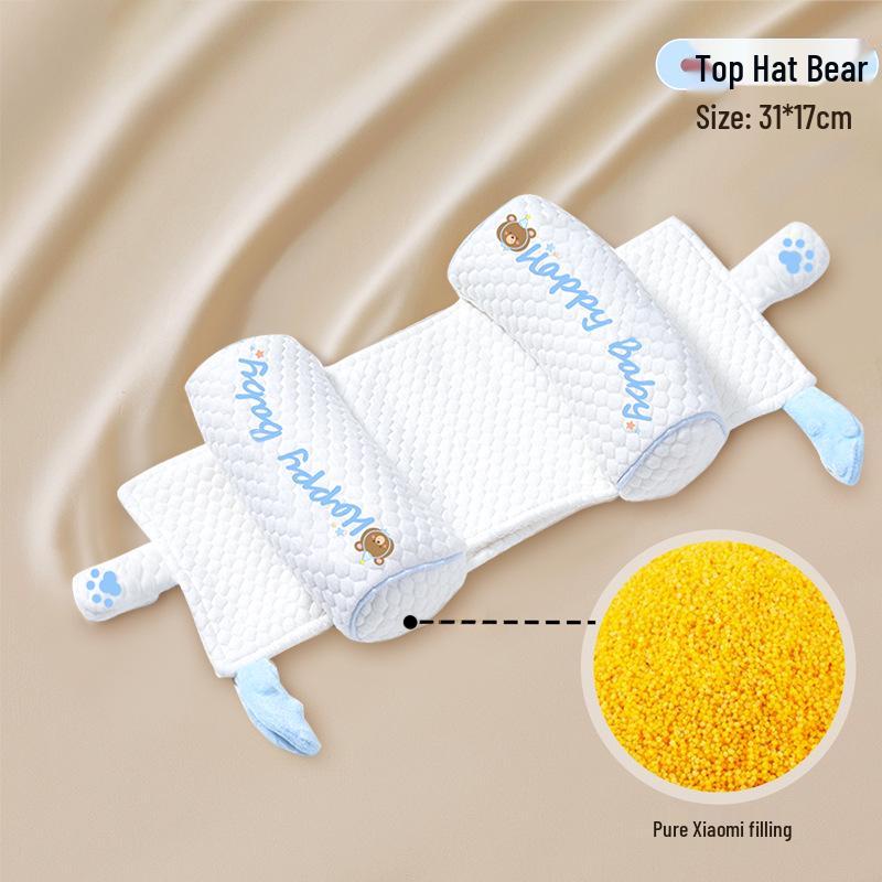 Oreiller pour bébé réglable anti-tête plate (0-6 Mois+) pour les Nouveau-nés