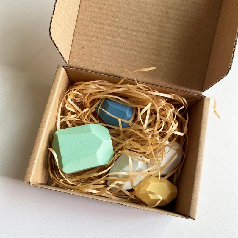 

Монтессори Камни для укладки Развивающие Пазлы Блоки для девочек – Подарок для раннего обучения