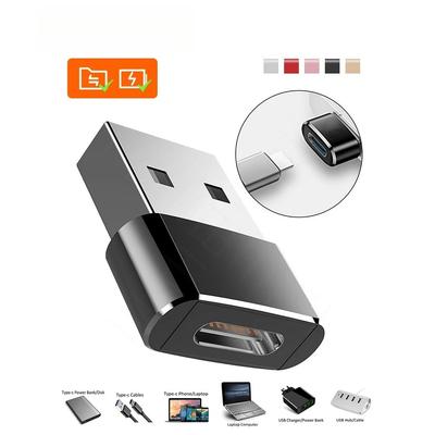Adaptateur USB vers Type C OTG Type C Mâle vers USB Femelle Convertisseur pour Macbook Ordinateur Bureau Ordinateur Portable