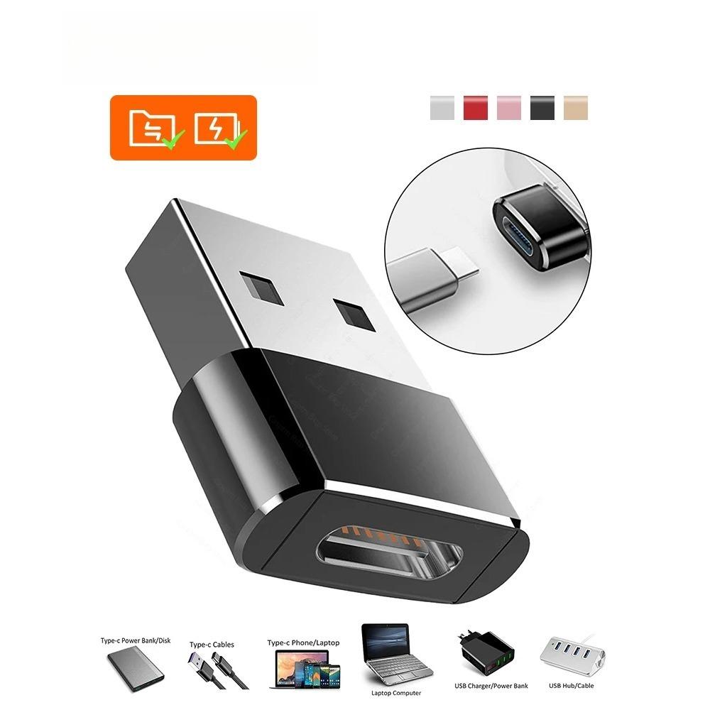 USB To Type C Adapter OTG Type C Male To USB Female Converter for Macbook Computer Desktop Laptop