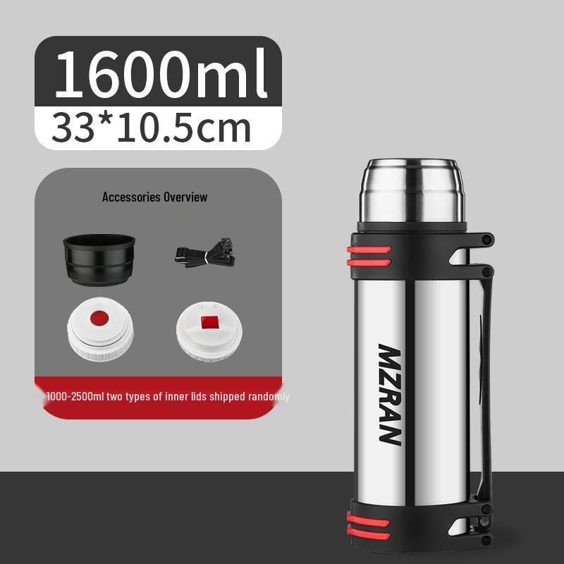 4L Stainless Steel Travel Thermos Mug for Men - Large Capacity Car Kettle Flask