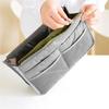 Organizer Insert Bag Women Nylon Insert Organizer Handbag Purse Large Liner Makeup Cosmetic Bag Cheap Female Tote Pouch