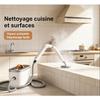 1200W Multifunction Steam Cleaner, 750 Ml, 105 C - 8 Accessories for Kitchen, Floors and Tiles