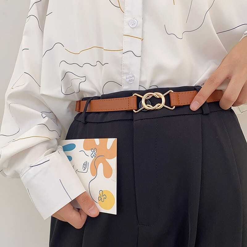 Contemporary Womens Summer Dress Accessories Pu Waist Belt In Various Elegant Shades
