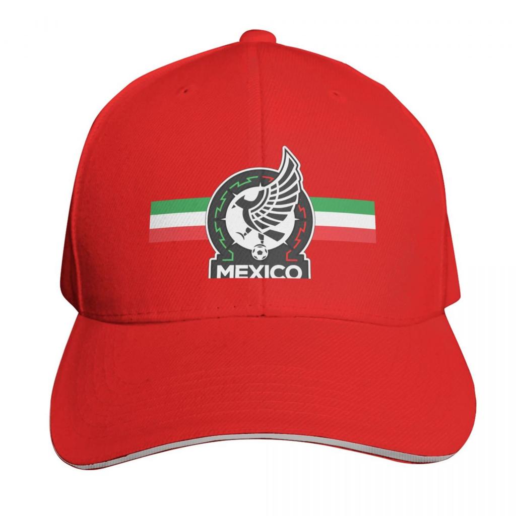 Playera nuevo logo Mexico Soccer Team Seleccion Mexicana de futbol Baseball Cap Funny hats Icon Snapback Cap Unisexs Hats Womens