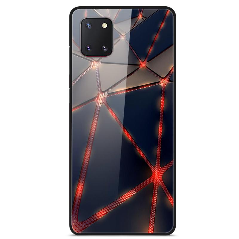 For Coque Samsung Note 10 Lite Case Tempered Glass Planet Space Cover for Samsung Galaxy Note10 Lite Case S10 Lite Glass Case