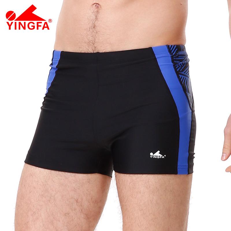 Yingfa Men's Casual Square Leg Swim Trunks Y3575 for Swimming & Water Play
