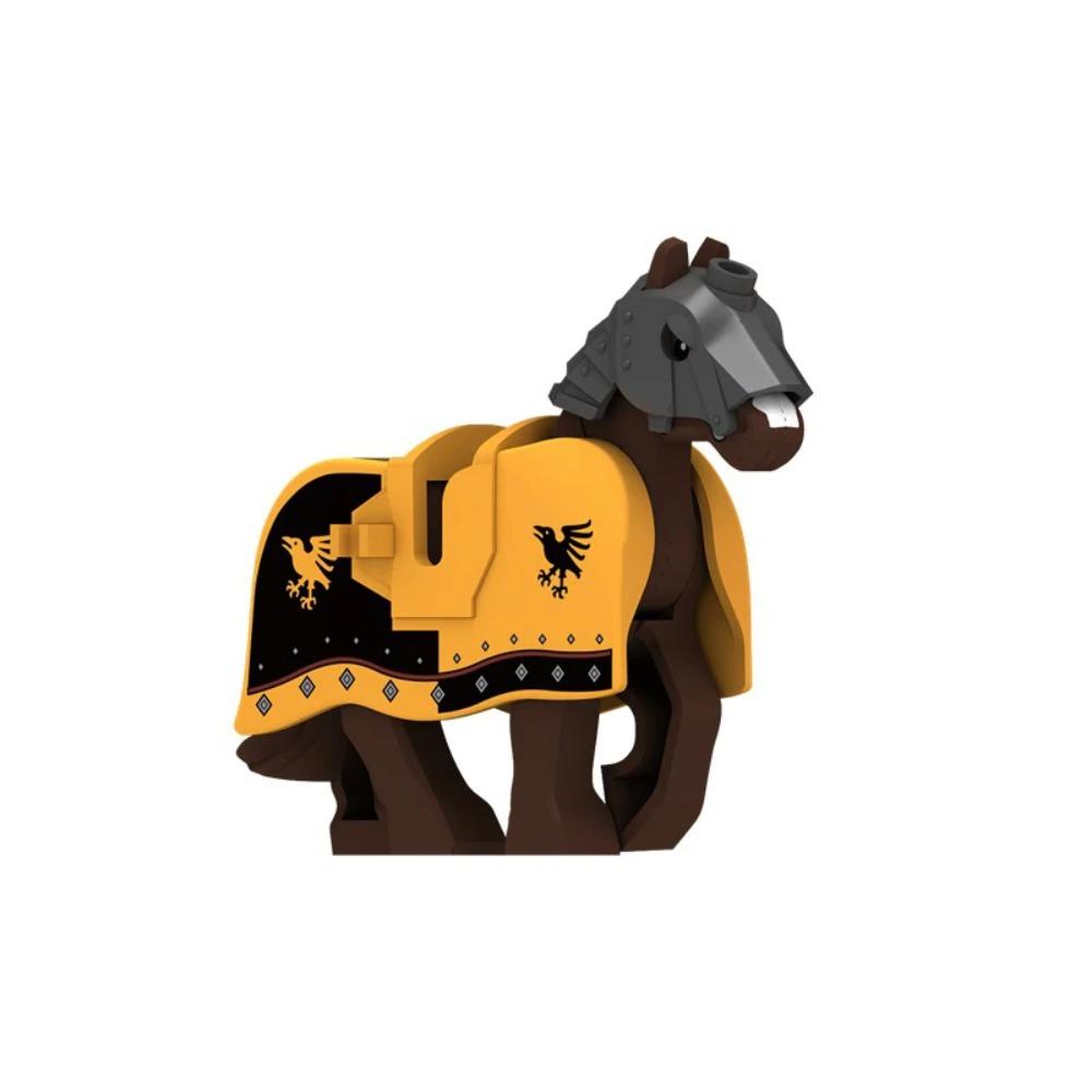 Military Building Blocks Solider Figures Mount War Horse Saddle Reins Adults Children Gifts Toys Animal Accessories Equipments