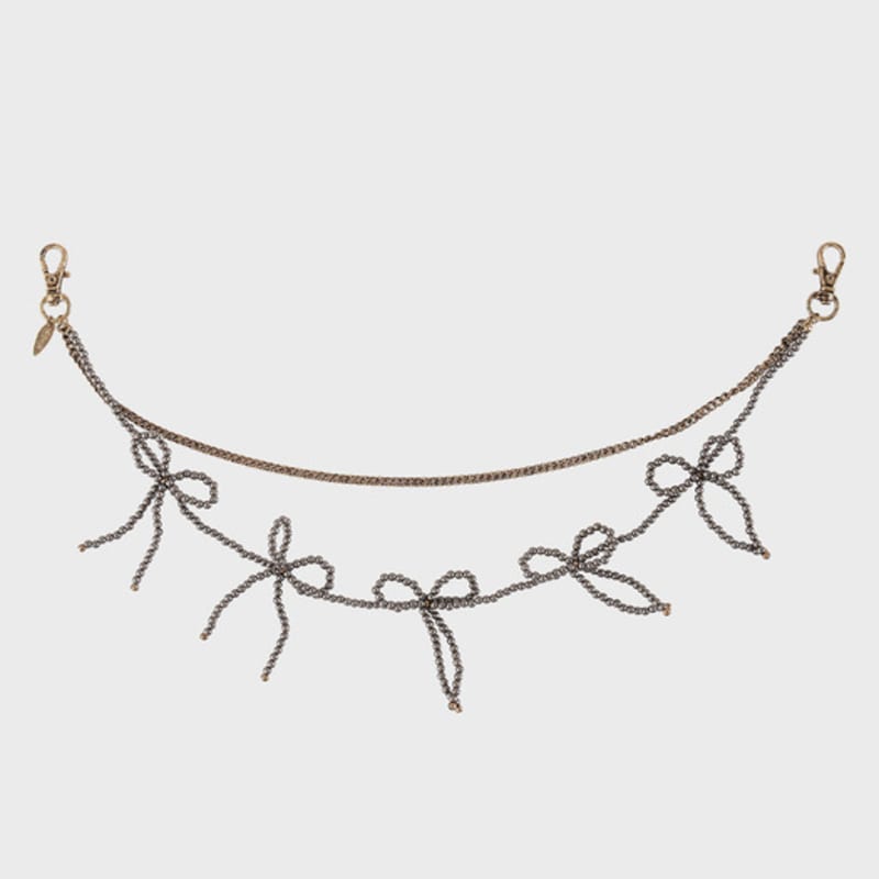 

Eireve ЖЕМЧУЖНЫЙ РИББОН БРЕЛОК ДЛЯ СУМКИ_СЕРЫЙ gray