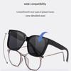 Likedoc unisex UV400 polarized sunglasses to wear over glasses