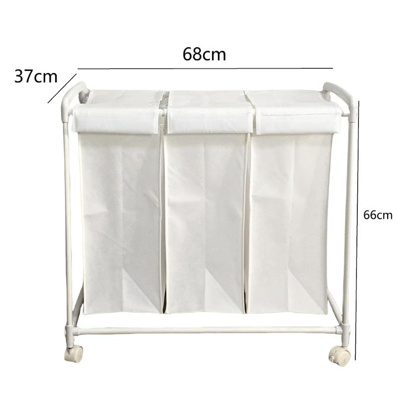 Bathroom Laundry Basket Removable Clothes Hampers Household With Wheels Storage Baskets Multifunction Dirty Fabric Organizers