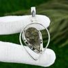 Gift For Women Pendant 925 Sterling Silver Natural Labradorite Rough Gemstone