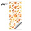 Creative Autumn Scene Stickers Watercolor Fall Static Window Clings, Maple Leaf & Pumpkin Removable Stickers, Easy Apply Decals Decal for Thanksgiving