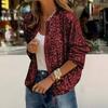 Lady Coat Glittering Sequin Round Neck Zipper Closure Long Sleeves Cardigan Short Type Loose Club Performance Stage Party Jacket
