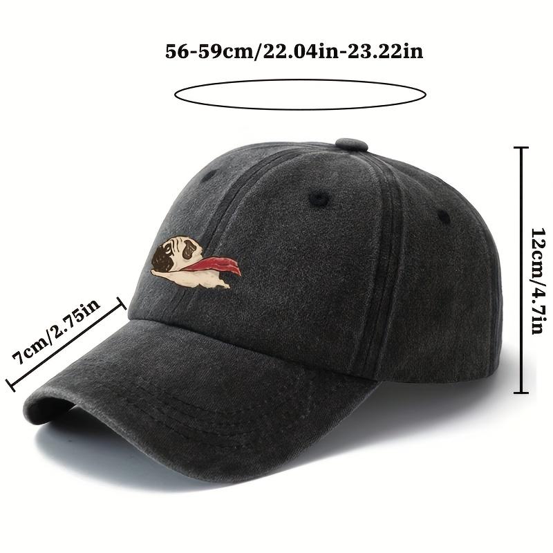 Sports Dog Pattern Baseball Hat For Men And Women Outdoor Camping Travel Leisure Fun Dog Design Fashion Versatile Style