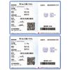 MODIAN 925 Silver Elegant Violet Rose Cut Cubic Zirconia Wedding Engagement Earrings For Women Fine Jewelry