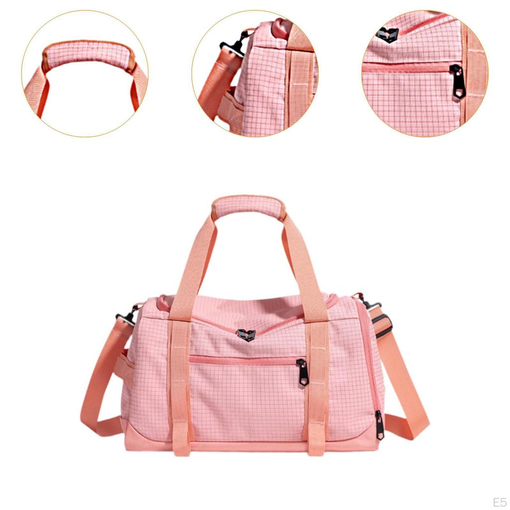 Gym Bag Dry and Wet Separation with Shoe Compartment Adjustable Strap Easy To Carry Luggage Sports