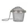 Tea Spice Strainer Seasoning Ball Mesh Herbal Ball Stainless Steel Teakettle Locking Tea Filter Reusable Diameter Tea Diffuser