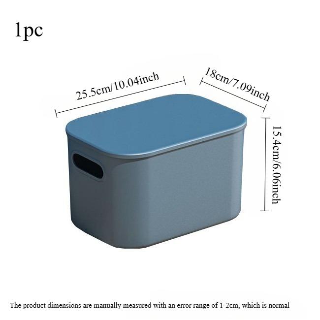 Plastic Storage Boxes with Flip-Top Lids - Heavy-Duty Stackable Organizers For Home Office Toys ClothesDurable Plastic Bin 6090₽