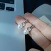 Autumn And Winter Earrings Sweet Wind Pearl Stud Earrings Female Elegance White Temperament Versatile Star Nana With Earrings