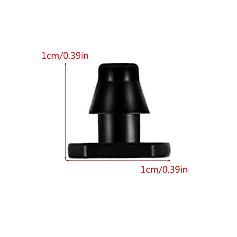 200Pcs 4/7mm Hose End Plug Hose Water Stop Connectors Gardeners Irrigation System Pipe Stop Water Accessories Tool