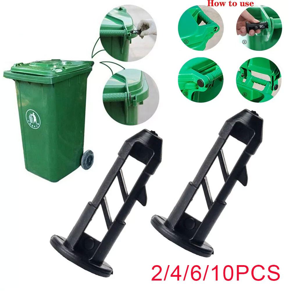 Coperchio Pattumiera Cerniere per Coperchi Coperchio Pattumiera Bulloni di Collegamento Chiusure in Plastica Pattumiere Contenitori per Rifiuti Chiusure Tappi in Plastica