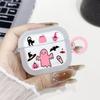 Cute Pink Halloween Ghost for AirPods 1 /1 Generation Pro1 Apple Earphone Protective Case 1st Generation Photo Frame