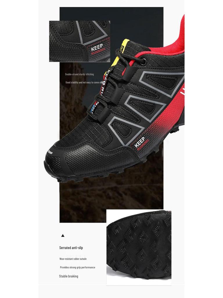 Herren Übergröße 47 Atmungsaktive Rutschfeste Wanderschuhe für Grenzüberschreitende Wanderungen, Radfahren, Reisen, Camping und Offroad-Abenteuer