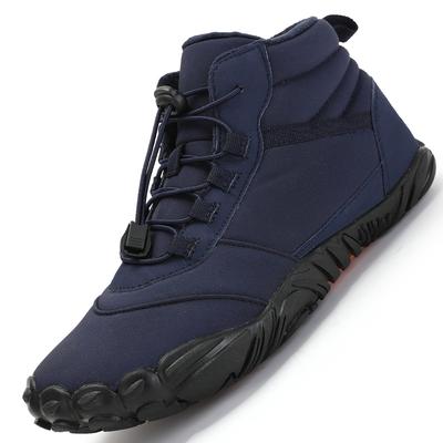 Sneakers Peluche Invernali Uomo Donna High-top Caldi Stivali da Neve Antiscivolo Outdoor Casual Scarpe Sportive per Campeggio Trekking