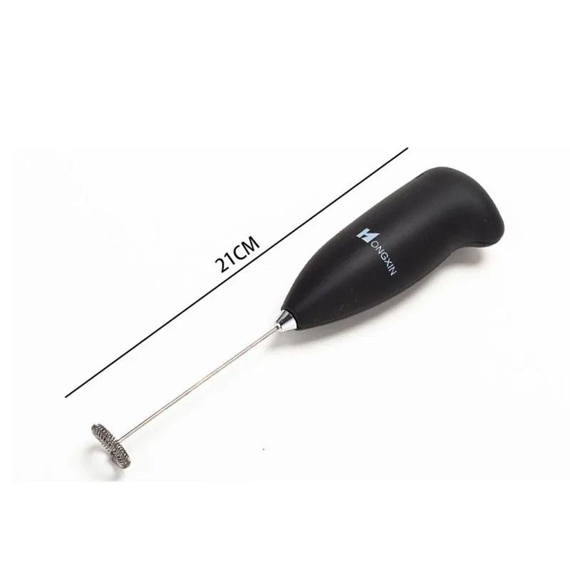 

Electric Milk Frother Handheld Mini Electric Mixer Egg Beater Milk Frother Whisk Drink Foamer Coffee Stirrer Kitchen Accessories чёрный