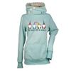 Fashion Casual Women's Hooded Long Sleeve Sweater Christmas Printed Top