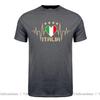 Italy Italian Soccer T Shirt Unisex Italian Heartbeat Gift Tshirt Funny Italy Roma Flag Tshirt Cool T Shirt Fitted Casual Unisex Tees