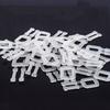 White Packing Strap Buckle 60x25 Mm Belt Buckle Plastic Packing Buckle  Clothing Accessories