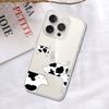 D-Dairy-Cow Phone Case For IPhone 17 16 15 14 Plus 13 12 11 Pro Max Phone Back Cover Transparent Shockproof Cover