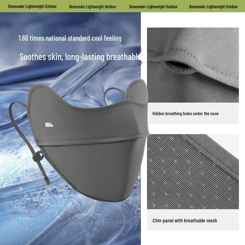 Beneunder Cooling Sun Protection Face Mask for Women