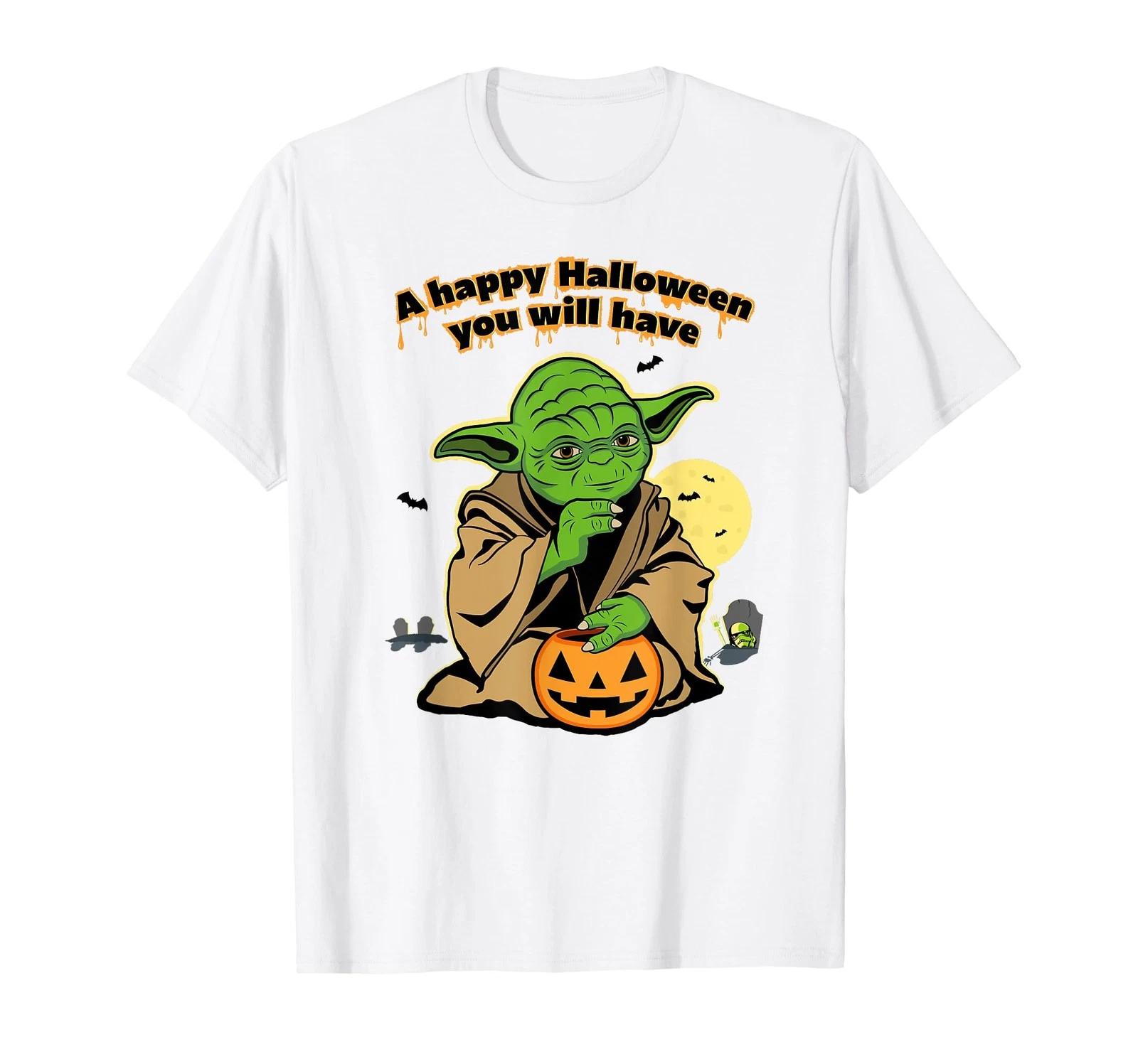 

Star Wars Yoda Halloween 152100030/Ki (White) T-Shirt_ XL