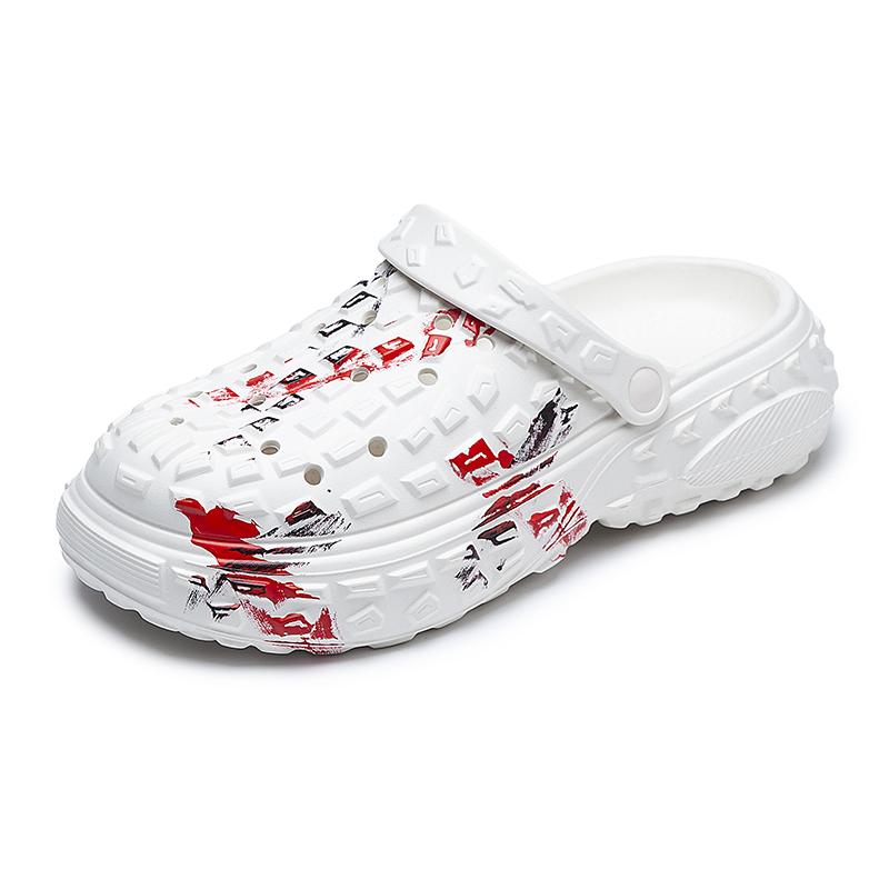 Fashion 2024 New EVA men's lightweight and comfortable outdoor beach work sandals casual flip-flops non-slip bathroom men's shoes