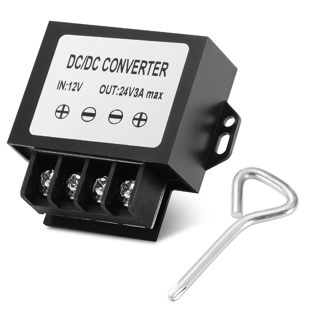 MZHOU 72W DC Aufwärtswandler auf 24V 3A - mit Solarmodul, Track Audio, Marineausrüstung Montage Treiber-Kit