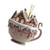 Weather Resistant Christmas Tree Cottage Embellishment Acrylic Homes Adornment For Bedroom Or Study Room