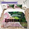 WICKED Pattern Bedding,Quilt Set Quilt Cover Pillowcase Home Birthday Gift(1 * Duvet Cover + 2 * Pillowcase, Without Core)_lx