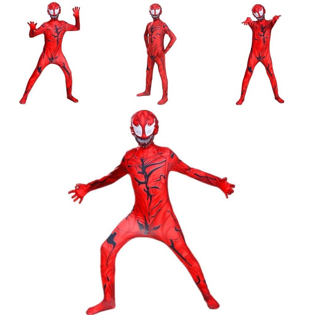 Tuta Venom Let There Be Carnage Cletus Kasady Cosplay Per Adulti e Bambini
