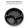 Disposable Round 3-Compartment Takeout Container