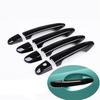 8Pcs Glossy Piano Black Car Door Handle Cover Trim For Mazda 2 Demio 3 5 Premacy