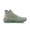 Li Ning 937 Rebirth High-Top Retro Basketball Shoes Men Sneakers Water Gray Green AGBQ027-3