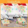Wooden Magnetic Fishing Toy With Clip Beads For Childrens Educational Play