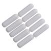 ABUL-40 Pieces PTFE Magnetic Stirrer Mixer Stir Bar Laboratory Bar Stir Plate Magnet Stir Rod Magnetic (7X25mm)