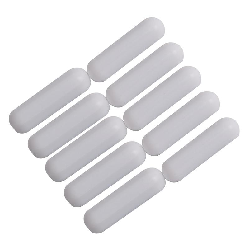 ABUL-40 Pieces PTFE Magnetic Stirrer Mixer Stir Bar Laboratory Bar Stir Plate Magnet Stir Rod Magnetic (7X25mm)