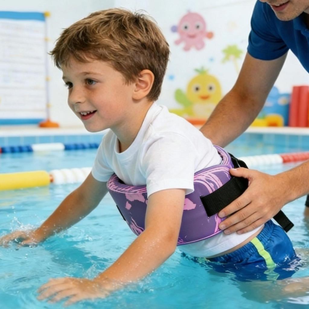 Swim Belt Waist Buoyancy Trainer EVA Foam Swim Training Belt for Beach Lake Exercise Workout Fitness River Sea Water Park