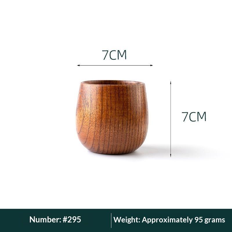Wooden Cups Handmade Wood Handle Cups Handle Beer Coffee Milk Tea Mug Handmade Natural Kitchen Bar Drinkware Cup