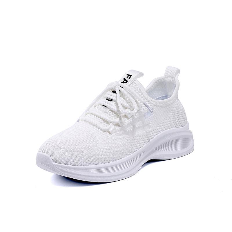 Women's shoes new 2026 summer net shoes women's breathable mesh casual sports shoes versatile flat bottom